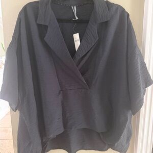 Anthropologie Black Blouse